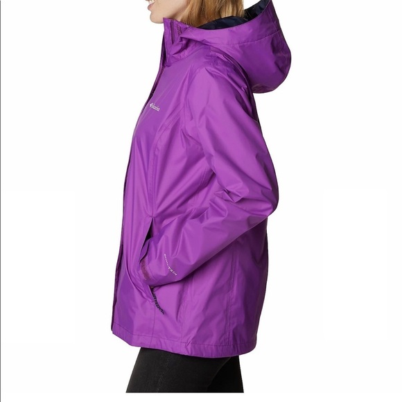 Columbia Arcadia II Hooded Packable Rain Jacket - Picture 4 of 15